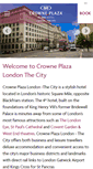 Mobile Screenshot of cplondoncityhotel.co.uk